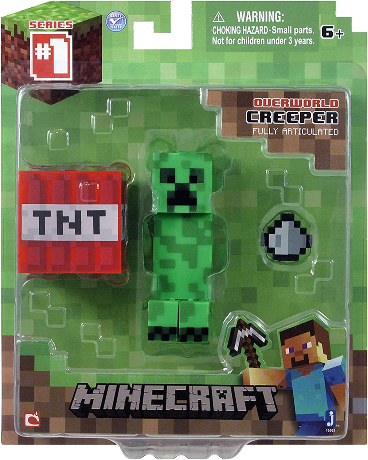 Minecraft Overworld Creeper Core Figure With Accessories - Buyerfriendly